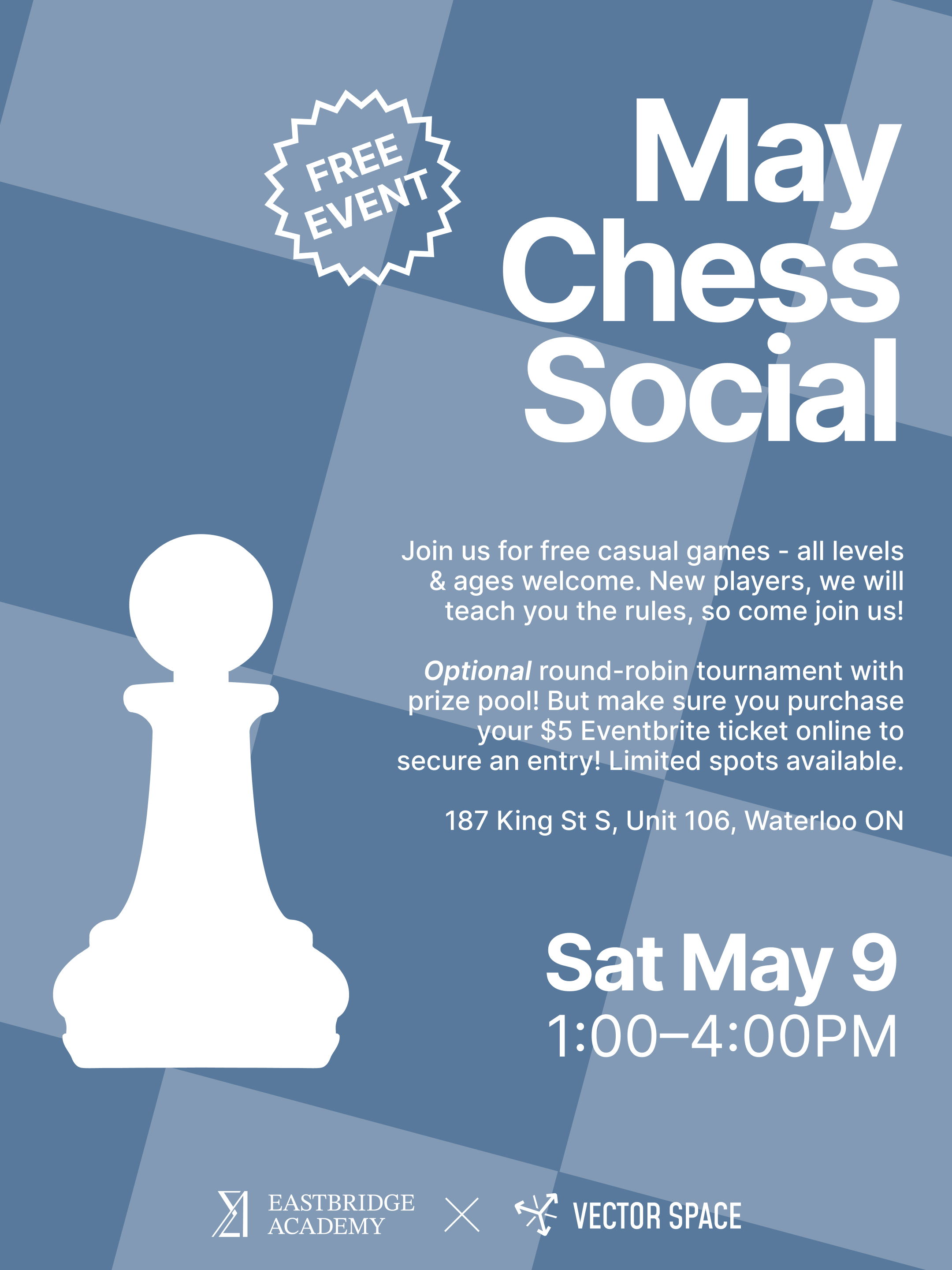 May chess social poster