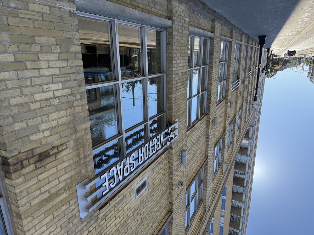 Eastbridge Academy building exterior at 187 King St S, Waterloo