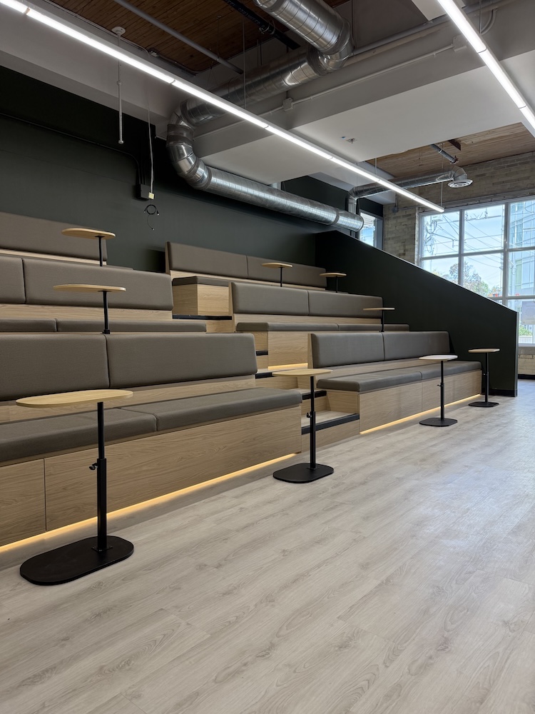 Mathematics students working together